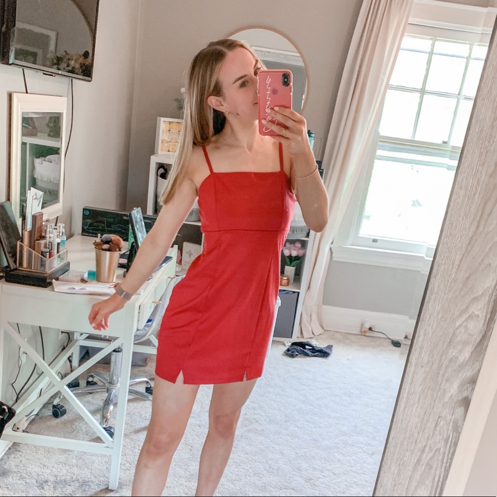 Wild fable hot pink dress